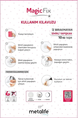 Okyanus Home Magic Fix Yuvarlak Havluluk - Iz Bırakmayan Sihirli Krom
