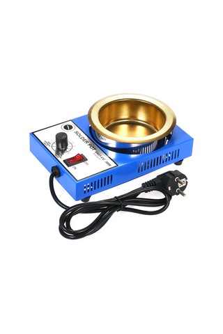 Hallow 300 W 220 V 100 MM 1200g Mini Kurşunsuz Lehim Pot Titanium