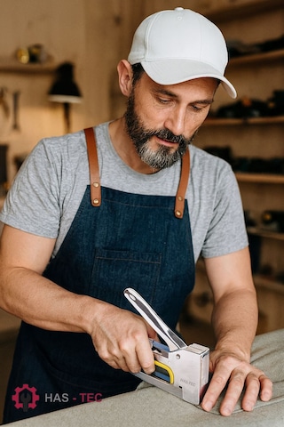 Profesyonel Büyük Zımba Makinesi + 1 Kutu Zımba Teli Deri, Kumaş, Plastik, Ahşap İçin Dayanıklı
