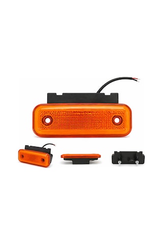 Mega Oto Market Led Braketli Yan Etek Aydınlatma Sarı Neon 12-24v Kamyon Tır Yan Lamba