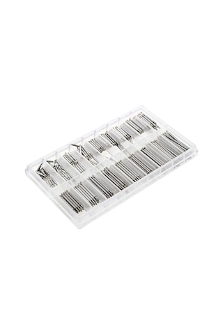 Tangshopping 360 Adet Izle Bahar Çubuğu Kayış Bağlantı Pimleri Metal Tamir Kiti Alet Kayışı Bağlantı Pimleri Kamalı Çubuk Izle Araçları