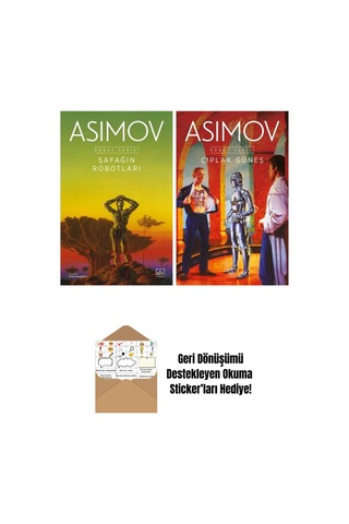 Şafağın Robotları Robot Serisi 3. Kitap + Çıplak Güneş Robot Serisi 2. Kitap