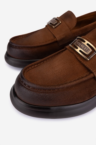 Valmenti Erkek Hakiki Deri Taba Loafer Ayakkabı 1171 260-04 Erk Ayk Sk25-26 Taba Pstl Esk Suet Taba
