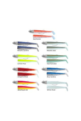 Gt-bio Combo + Body Roller Shad 125 - 36gr Silikon Yem - Metallic Sardine