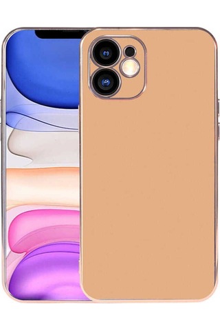 Apple Uyumlu iPhone 11 Kılıf Zore Viyana Kapak Gold