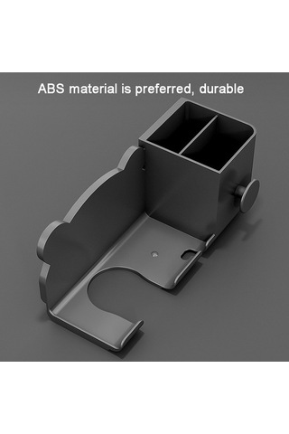 Didadodo Saç Kurutma Makinesi Duvara Monte Tutucu Banyo Rafı Depolama, Stil: Basit Siyah, Küçük Tasarım Simple Black