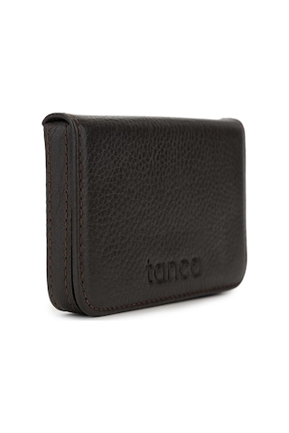 Tamer Tanca Unisex Hakiki Deri Kahverengi Kartlık 1148 063 Krtlk Y26 Kahve Fltr