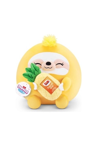 Peluş Sloth İle 35cm Boyutunda Abur Cubur Seti 001 - Beyaz