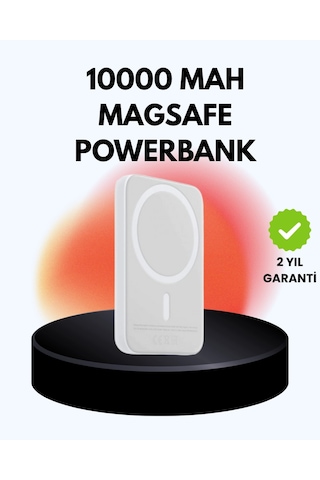 Ultra İnce Manyetik Powerbank Hızlı Şarj, Güçlü Tutuş, 10000 Mah Kapasite Antrasit Melanj 95797428