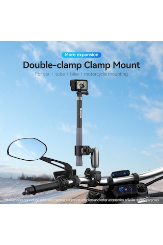 Telesin Gp-hbm-001-d Kamera Montaj Aparatları Kelepçe Gri