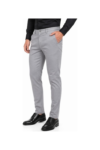 Amaro Erkek Silim Fit Kanvas Pantolon Kalıp Yazlık Bgl-st05394 Gri