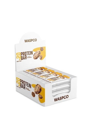 Waspco Kurabiye Aromalı Protein Bar 40g x 12 Adet