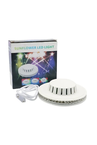 Fithome M29 48 LED RGB Otomatik Renk Değiştiren Dönen Ayçiçeği UFO LED Çok Renkli
