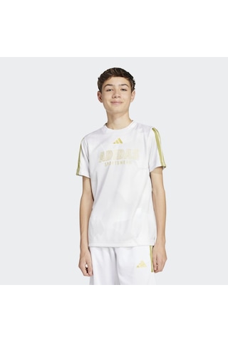 Adidas Jd0498 J Hot Cof Tee Çocuk T-shirt Beyaz