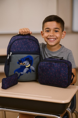 Newbag Yarasa Sırt İlkokul Çantası-3'lü Set