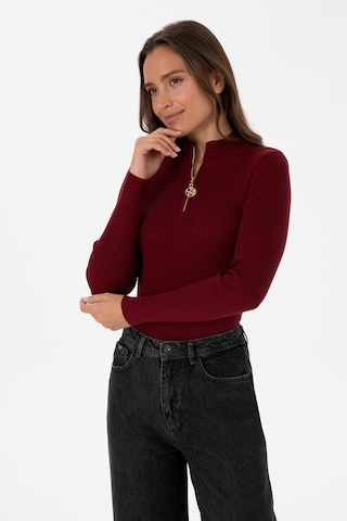 U.s. Polo Assn. Kadın Bordo Kazak /triko 50316869-vr014 Bordo