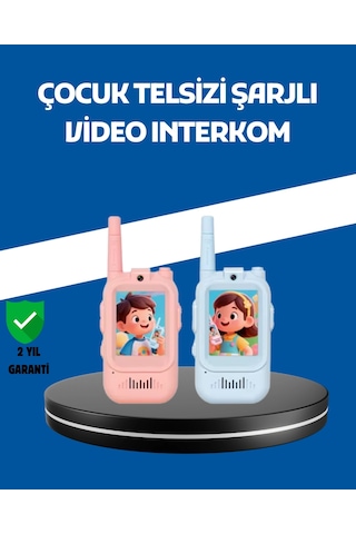 Çocuklar İçin Video Görüşmeli Walkie Talkie Uzun Mesafe -