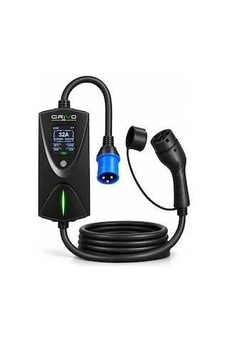7 Kw 32a Taşınabilir Elektrikli Araç Şarj Cihazı Type 2 5 Metre Kablo Ip67 2 Yıl - 938842549