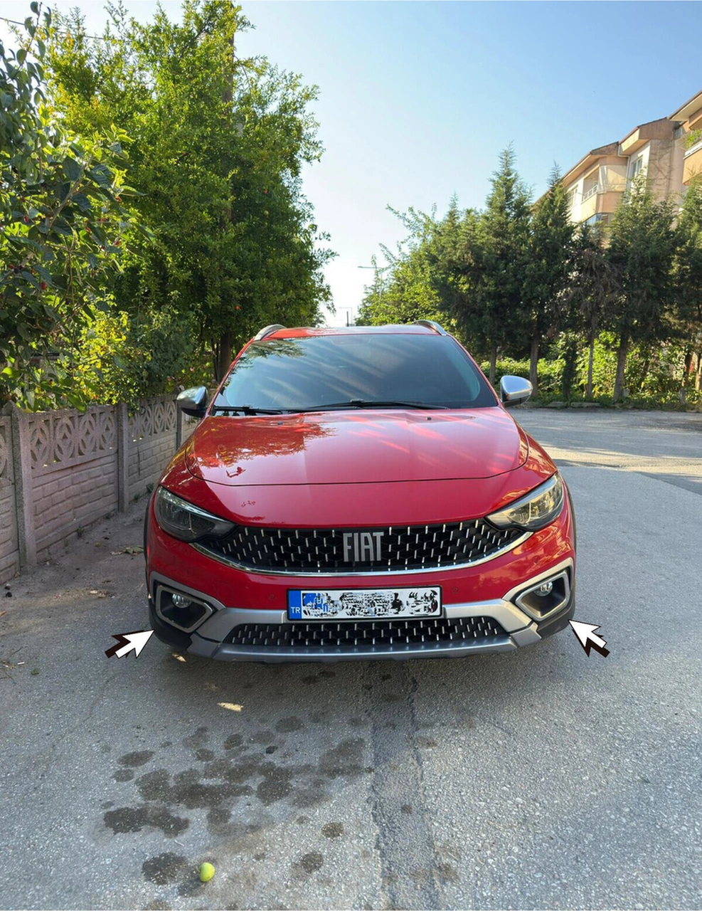 Fiat Egea Cross 2020+ Sis Far Çerçevesi A+ Paslanmaz