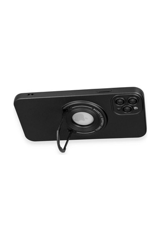 Cosmotex Newface Apple, Uyumlu iPhone 12 Pro Kılıf Lukka Magneticsafe Kapak - Siyah