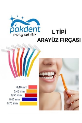 Arayüz Fırçası Diş Arası Arayüz Fırçası L Tipi Diş Ara Fırçası