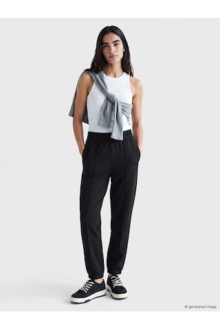 Lcw Vision Siyah Soft Touch Kadın Jogger Eşofman Altı