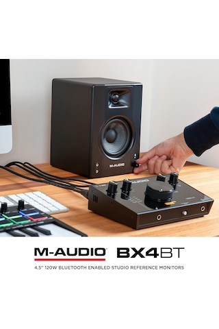 Bx4bt 4.5 Bluetooth Stüdyo Monitör Çifti Kayıt, Düzenleme, Multimedya İçin Kablosuz Bluetooth Pc Hoparlörleri,