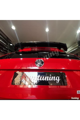 Skoda Rapid Spoiler, Küçük DTM, Universal Kanat Votex Piano Black