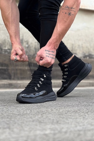 Wagoon Wg035 Kömür Rugan Yüksek Taban Yarım Bilek Bot Çok Renkli