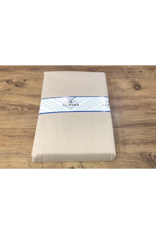 Royam Almira Tek Kişilik İşçi Şantiye Ekonomik Fitted Nevresim Takımı 160 X 240 Bej
