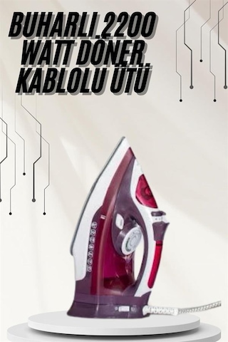 Modern - 850 - Tasarım 2200w Dalı Buharlı Seramik - Csmo-tex - Kaplama Ütü
