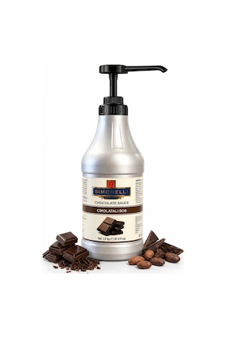Simonelli Profesyonel Çikolatalı Kahve ve Tatlı Sosu 2500 G + Pompa