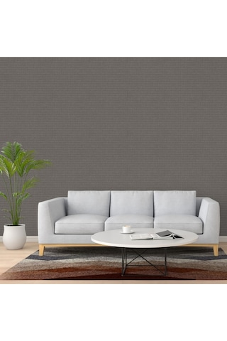 Adawall Muse Koleksiyonu- 25102-5 Kahverengi Dokulu Silinebilir Nonwoven Vinil Duvar Kağıdı 1.06x15.6m 16.5m²