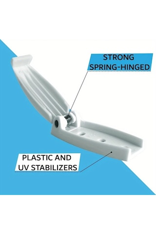 Elmpaly Karavan Bagaj Kapı Tutucu Mandalı Beyaz 3 Vida Beyaz