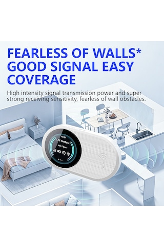 4g LTE Mobil Sim Kartlı Wifi 6 Router 3000mah Taşınabilir Hotspot Modem Kayıtlı