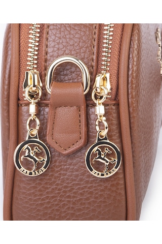 Nas Bag Kadın Mini Cüzdanlı Omuz Ve Çapraz Çanta Taba Victoria