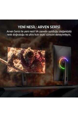 James Donkey Arven A70 27'' 240hz 0.5ms Fhd Va Panel Gaming Rgb Pivot Monitör Sıfır Ölü Piksel