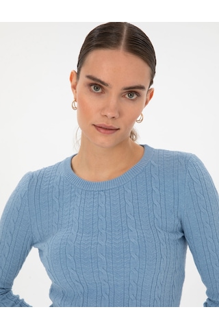 Pierre Cardin Kadın Açık Mavi Kazak /triko 50316334-vr003 Açık Mavi