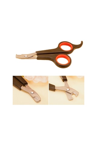 Küçük Çelik Uçlu Kedi Köpek Evcil Hayvan Tırnak Makası Pati Bakım Aleti Ergonomik Kaymaz Sap Bx40