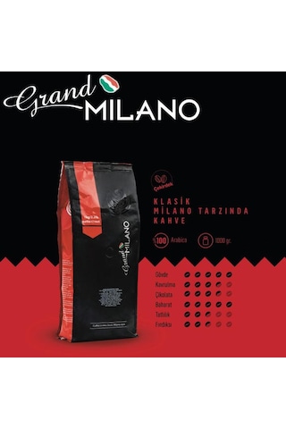 Miko Grand Milano Extrabar %100 Arabica Çekirdek Kahve 1 KG