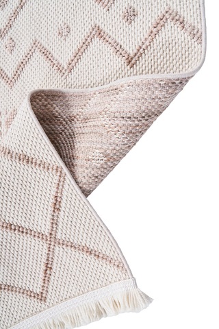 Dolce Vita Halı Bohem 386 Wood Modern Halı Krem