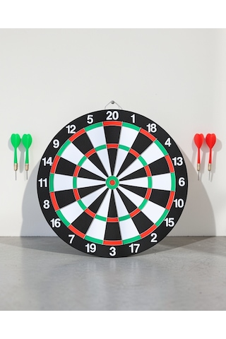 Dart Tahtası 12 İnç, 4 Dart Oku Dahil, Ev Ve Oyun Alanları İçin