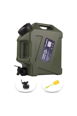 Madfox Galon Air Pe Musluklu Su Bidonu 19 Litre Yeşil