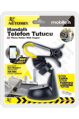 Automix Mandallı Telefon Tutucu 39847