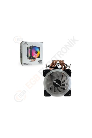 Gabble Gab-rcf251 2 Rgb Fanlı Kule Tipi Cpu Fanı 2x12