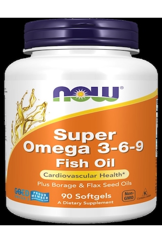 Now Omega 3 3-6-9 90 Softgels