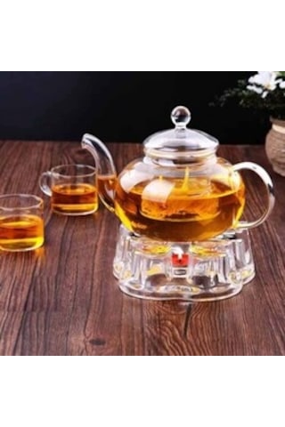 EPİNOX BOROSİLİKAT CAM DEMLİK 400 ML-CAM SÜZGEÇ (CD-400C)