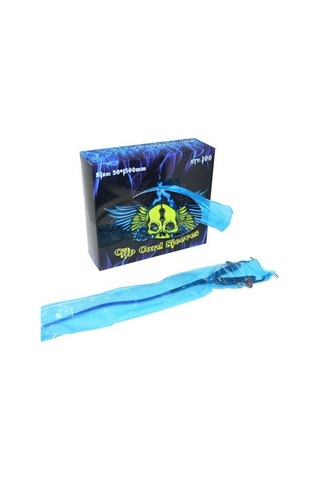 Clipcord Cover Sleeves Mavi Steril Dövme Kablo Poşeti 50x1500mm 100 Lü