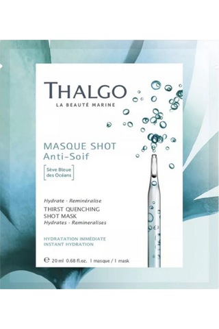 Thalgo Thirst Quenching Shot Mask, Yoğun Nemlendirici Ve Dolgunlaştırıcı Marine Yüz Maskesi