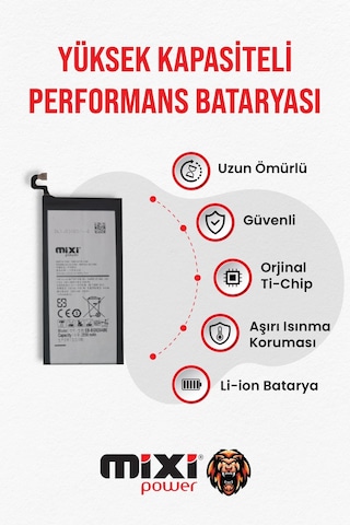 Samsung Galaxy S6 Uyumlu Tam Kapasite Batarya
